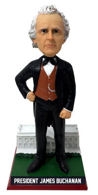 Thumbnail for James Buchanan White House Base President Bobblehead Numbered to 1,856