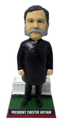 Thumbnail for Chester Arthur White House Base President Bobblehead Numbered to 1,881