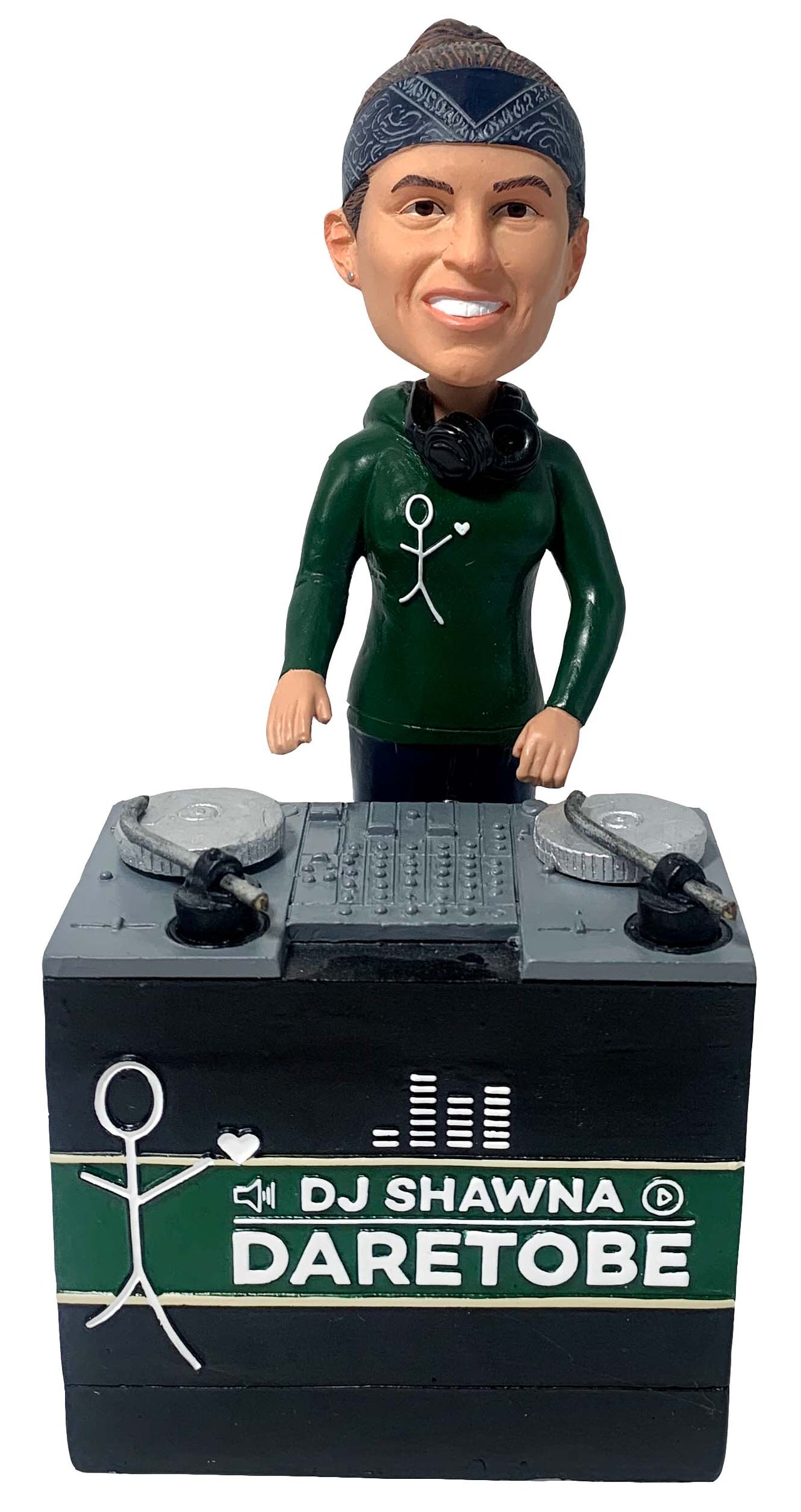 DJ Shawna Milwaukee Turntable Special Edition #/2,021 Bobblehead Basketball