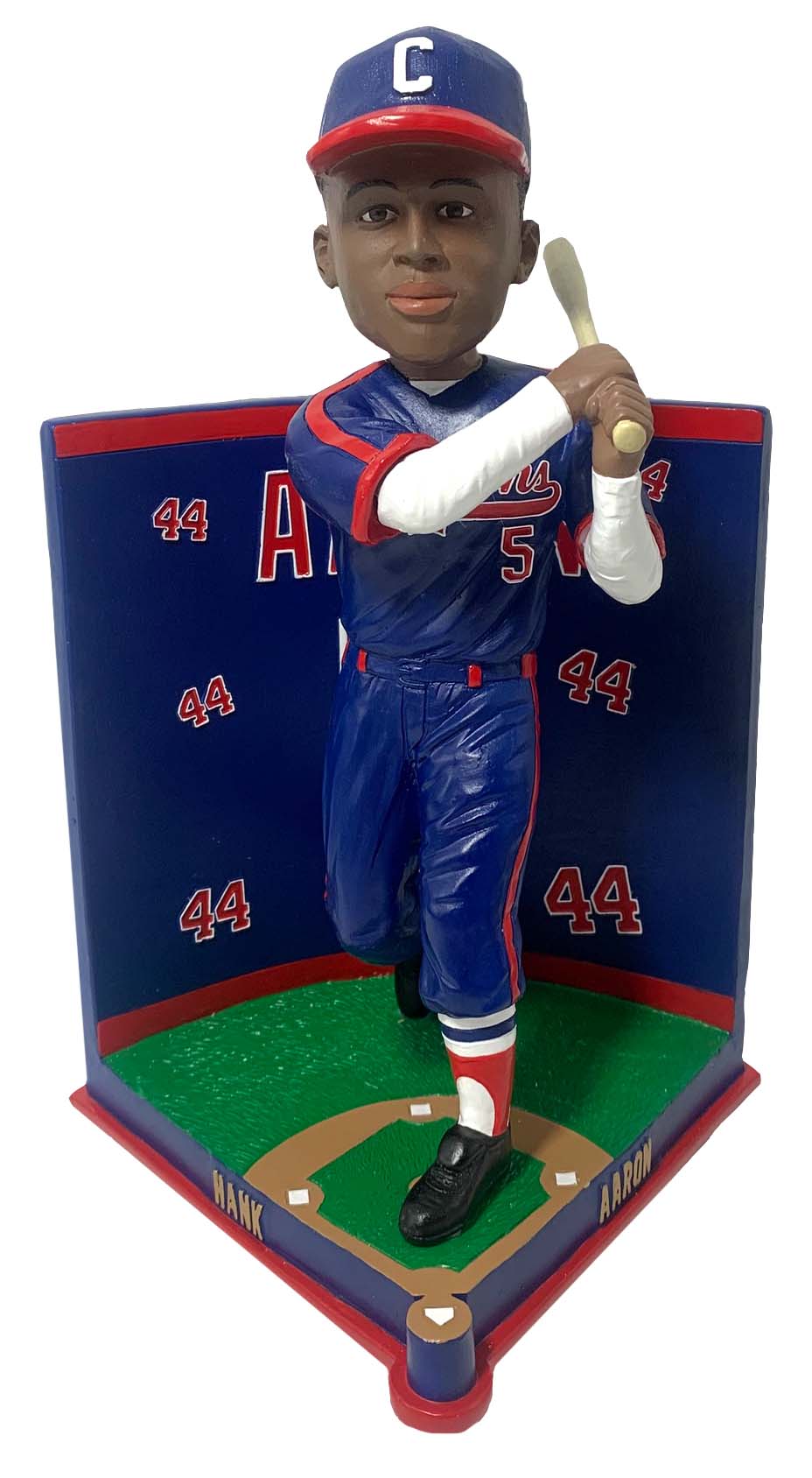 Hank Aaron Indianapolis Clowns 9" #'d to 755 Bobblehead Negro Leagues Baseball