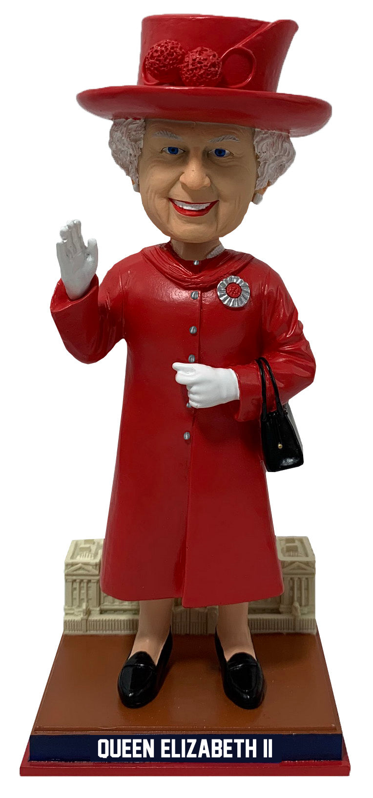 Queen Elizabeth II Red Bobblehead