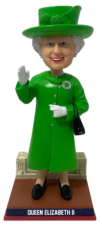Thumbnail for Queen Elizabeth II Green Bobblehead