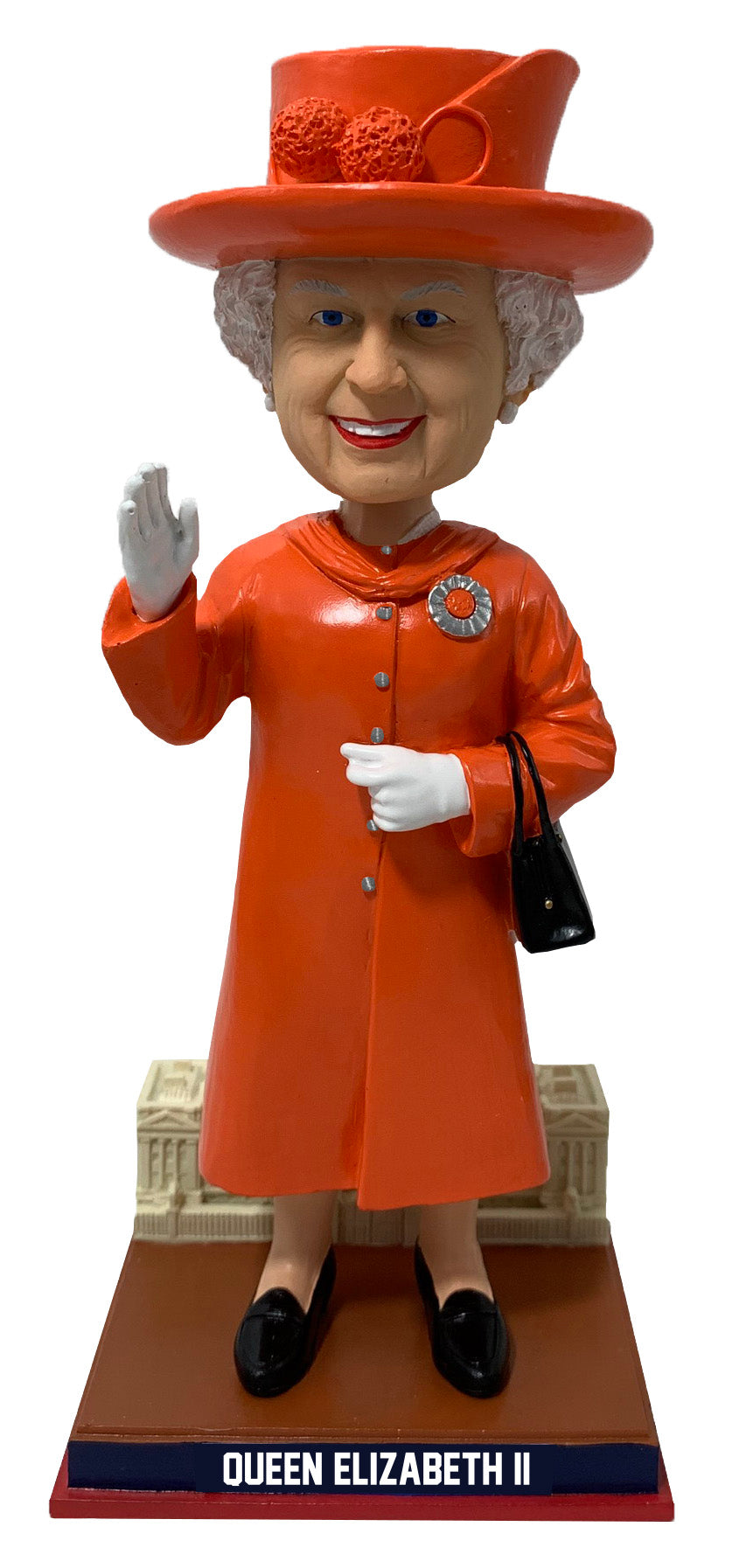 Queen Elizabeth II Orange Bobblehead