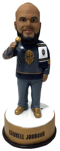 Thumbnail for Carnell Johnson Vegas Golden Knights Golden Pipes Bobblehead NHL