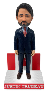 Thumbnail for Justin Trudeau Canada Prime Minister With Beard Bobblehead