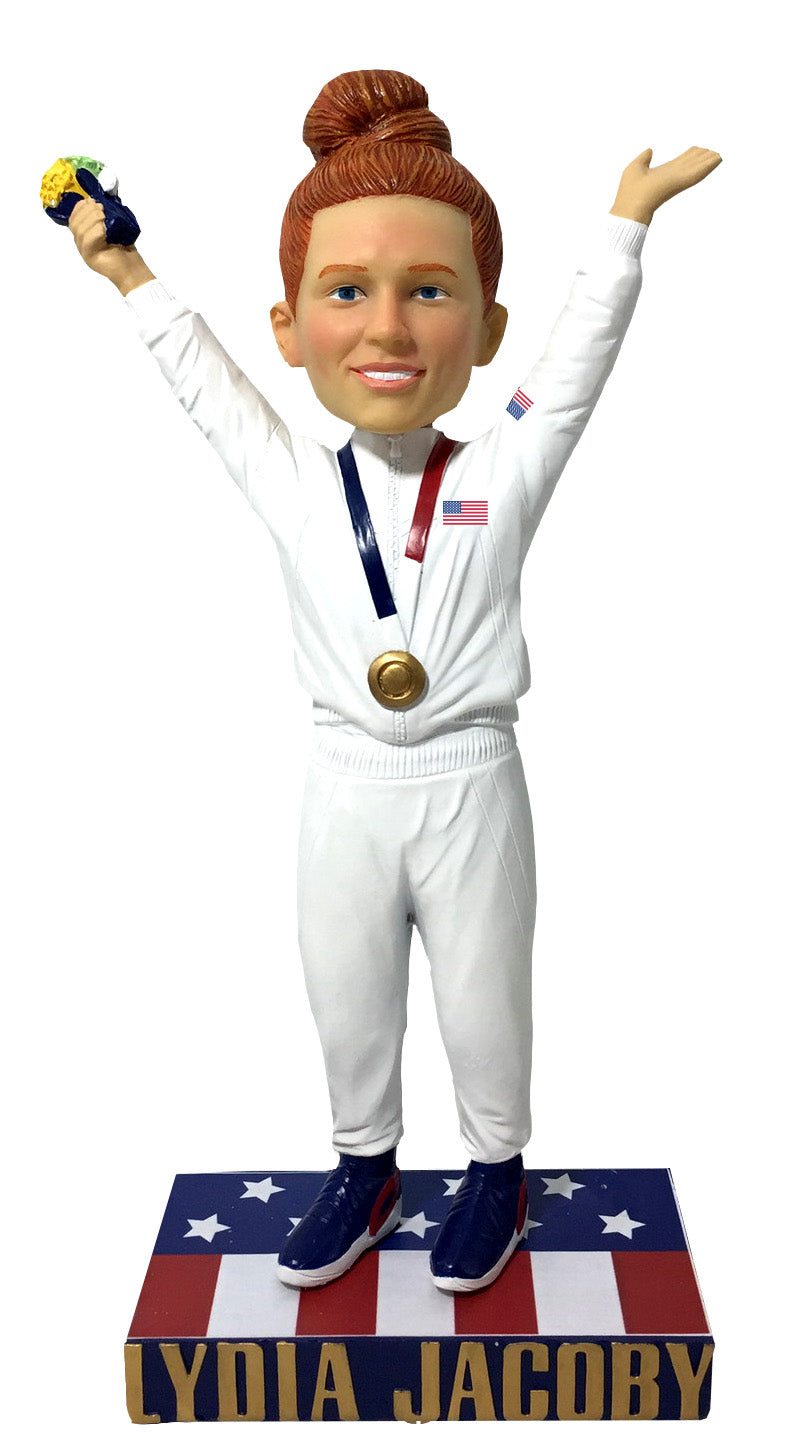 Lydia Jacoby Olympic Swimming Bobblehead