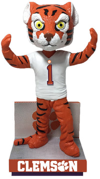 Thumbnail for The Tiger Clemson Tigers White Jersey Bobblehead NCAA College