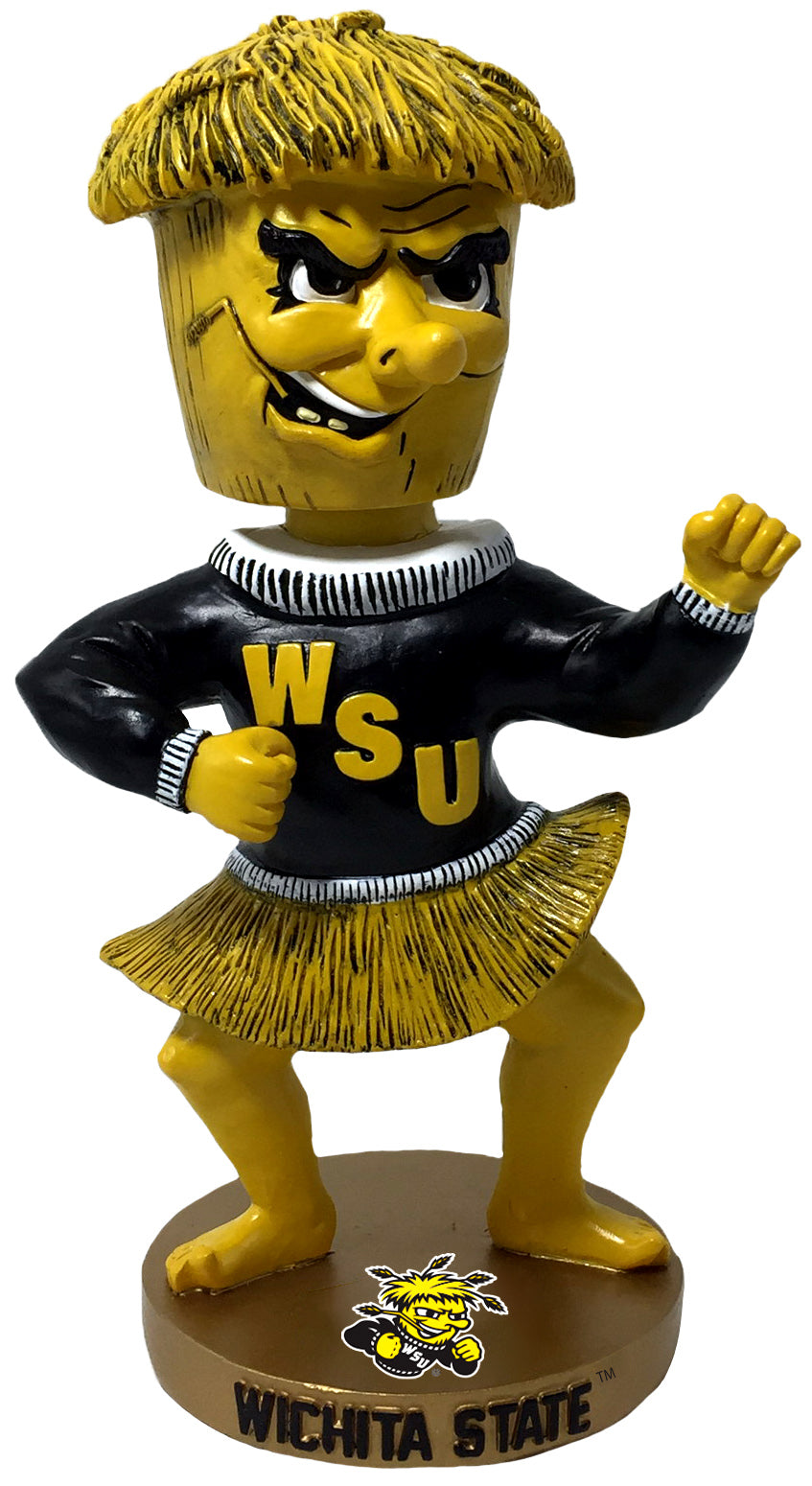 WuShock Wichita State Shockers Vintage Style 1895 Bobblehead NCAA College