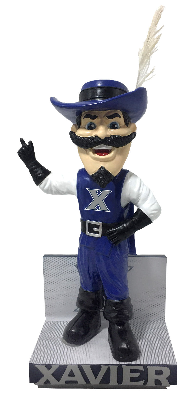 D'Artagnan The Musketeer Xavier Musketers Mascot Bobblehead NCAA College