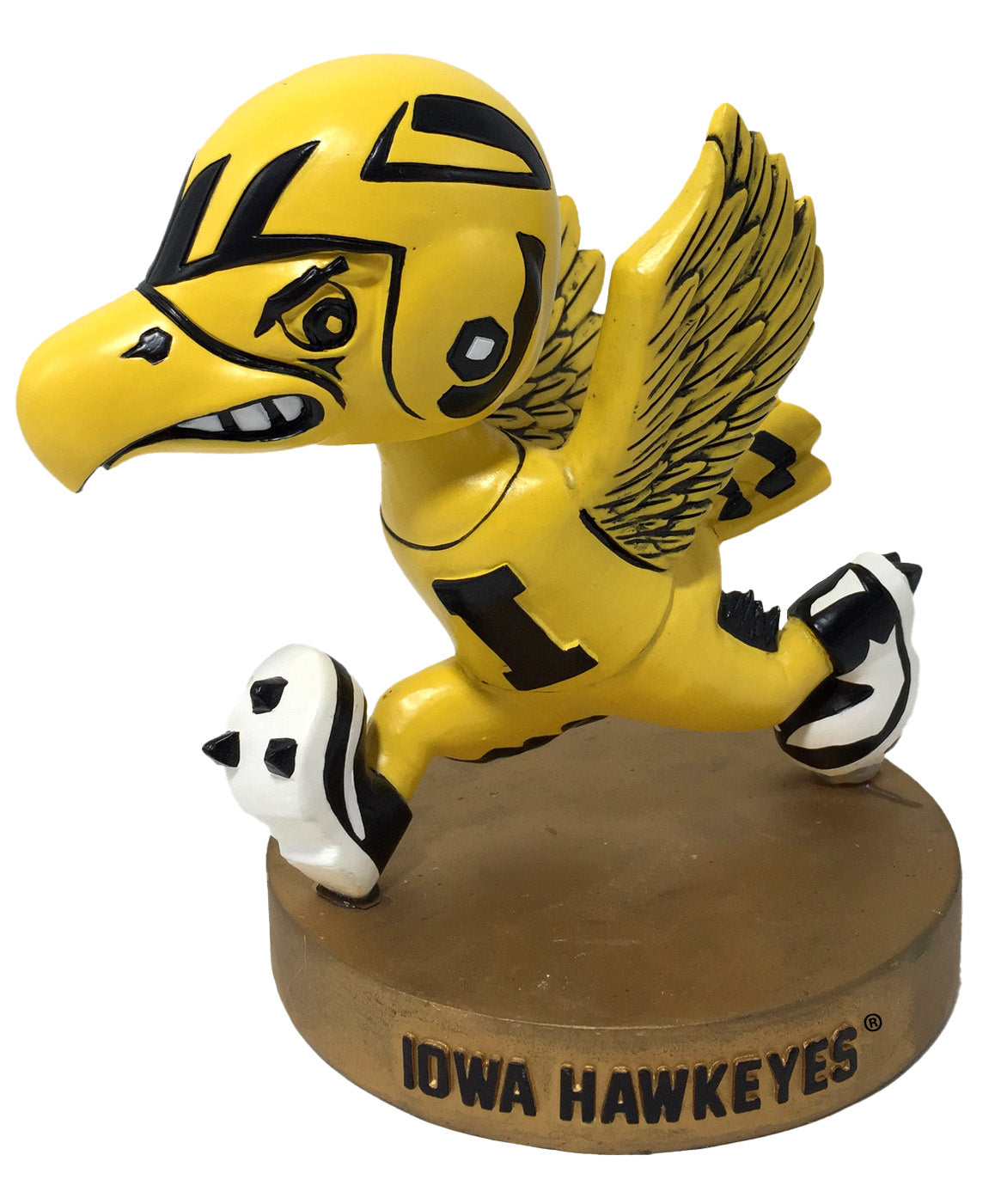 Iowa Vintage Herky Football (I Shirt) Bobblehead
