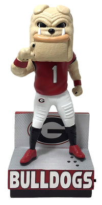 Thumbnail for Hairy Dawg Georgia Bulldogs Red Jersey School Song Talking Bobblehead NCAA