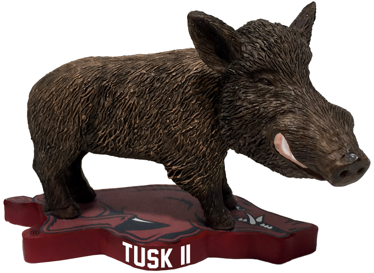 Arkansas Live Mascot - Tusk II Bobblehead