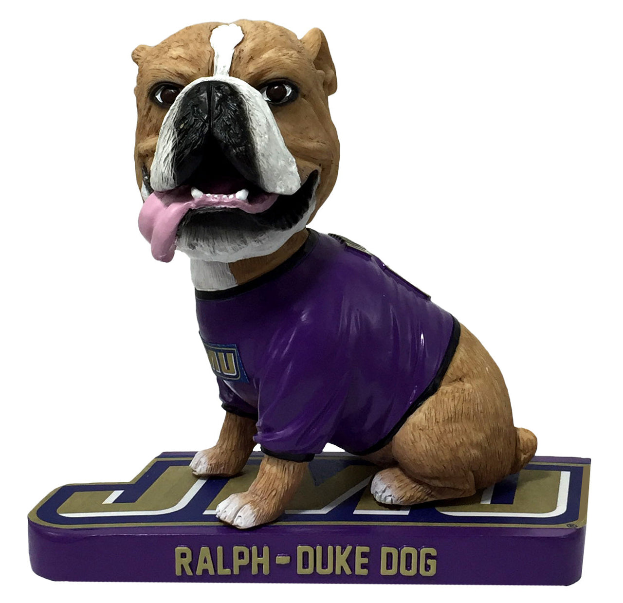 Ralph James Madison Dukes Live Mascot Bobblehead NCAA College