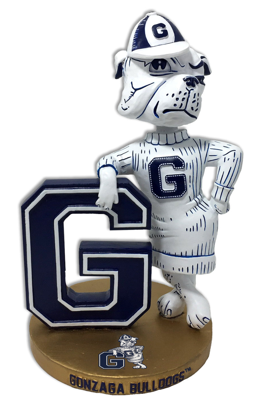 Gonzaga Bulldogs Vintage With G 1887 Bobblehead NCAA College