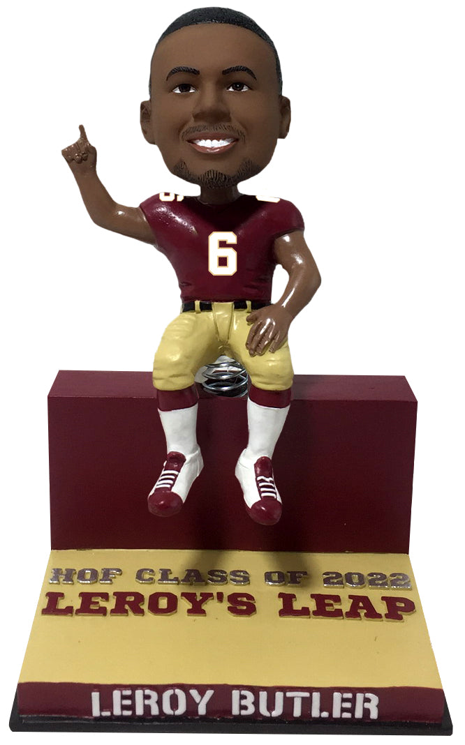 LeRoy Butler College Maroon Jersey Bobblehead NCAA College