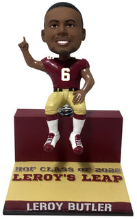 Thumbnail for LeRoy Butler College Maroon Jersey Bobblehead NCAA College