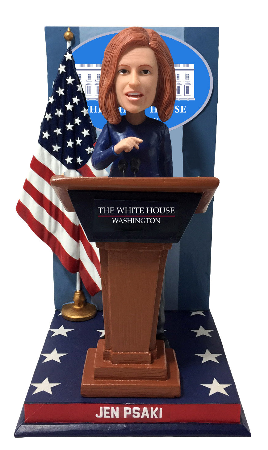 Jen Psaki White House Press Secretary Bobblehead