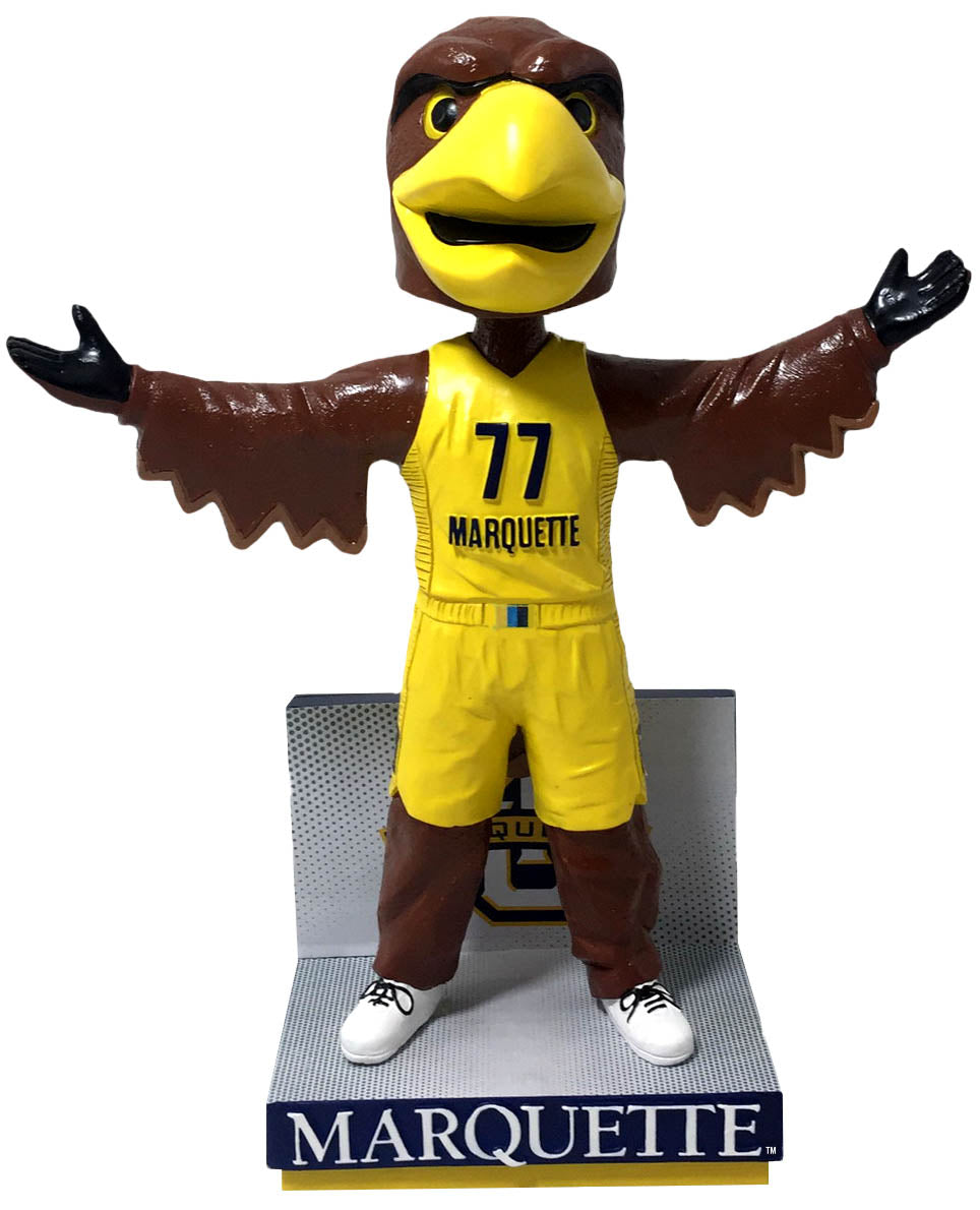 Iggy Marquette Golden Eagles Yellow Jersey Bobblehead NCAA College
