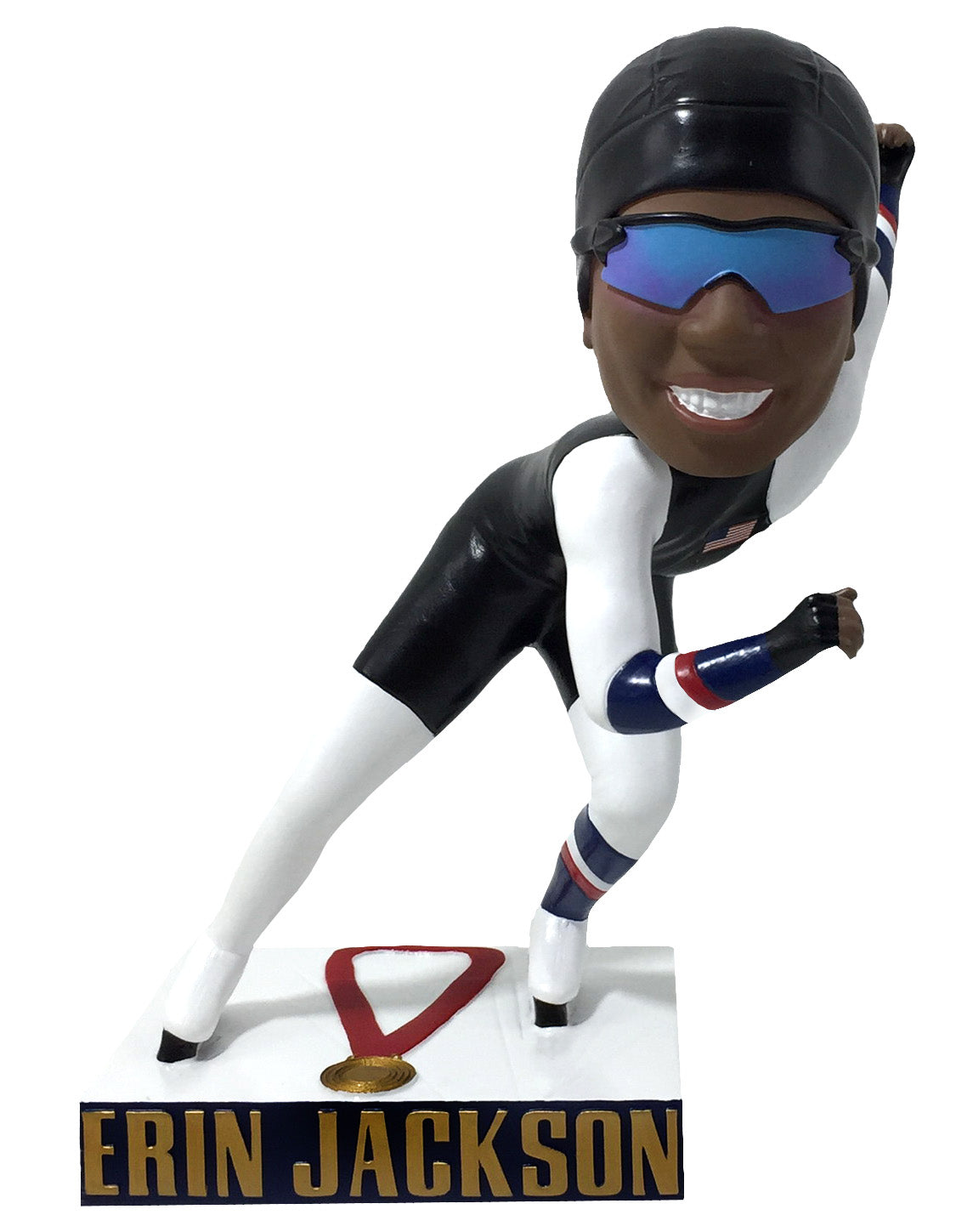 Erin Jackson Speed Skating Bobblehead Speed Skating