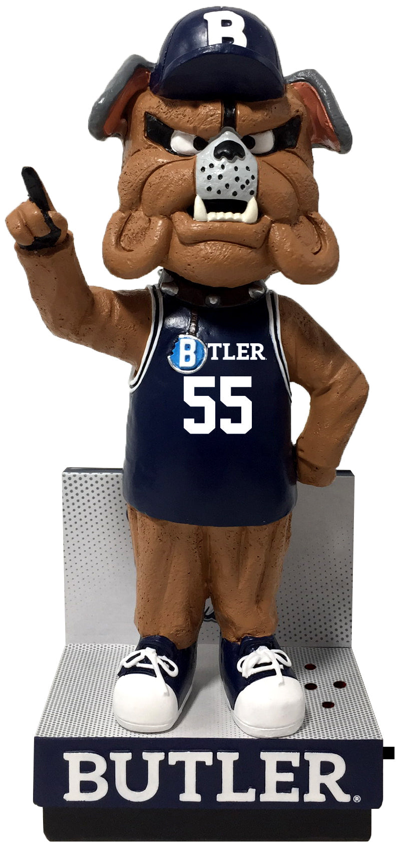Hink Butler Bulldogs Blue Jersey Fight Song Bobblehead NCAA College