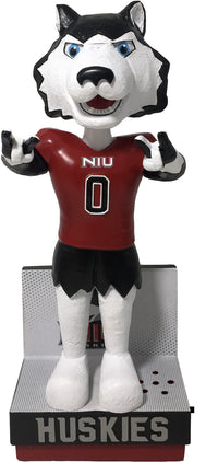 Thumbnail for Victor E. Huskie Northern Illinois Huskies Red Jersey Bobblehead NCAA College