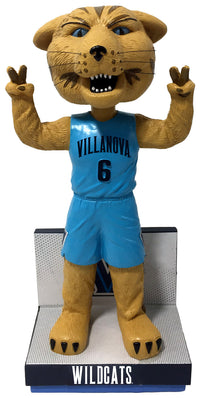 Thumbnail for Will D. Cat Villanova Wildcats Light Blue Jersey Bobblehead NCAA College