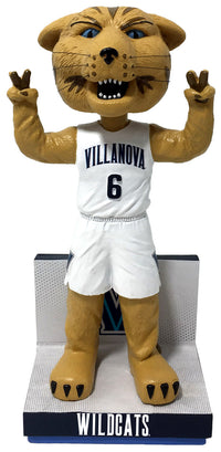 Thumbnail for Will D. Cat Villanova Wildcats White Jersey Bobblehead NCAA College