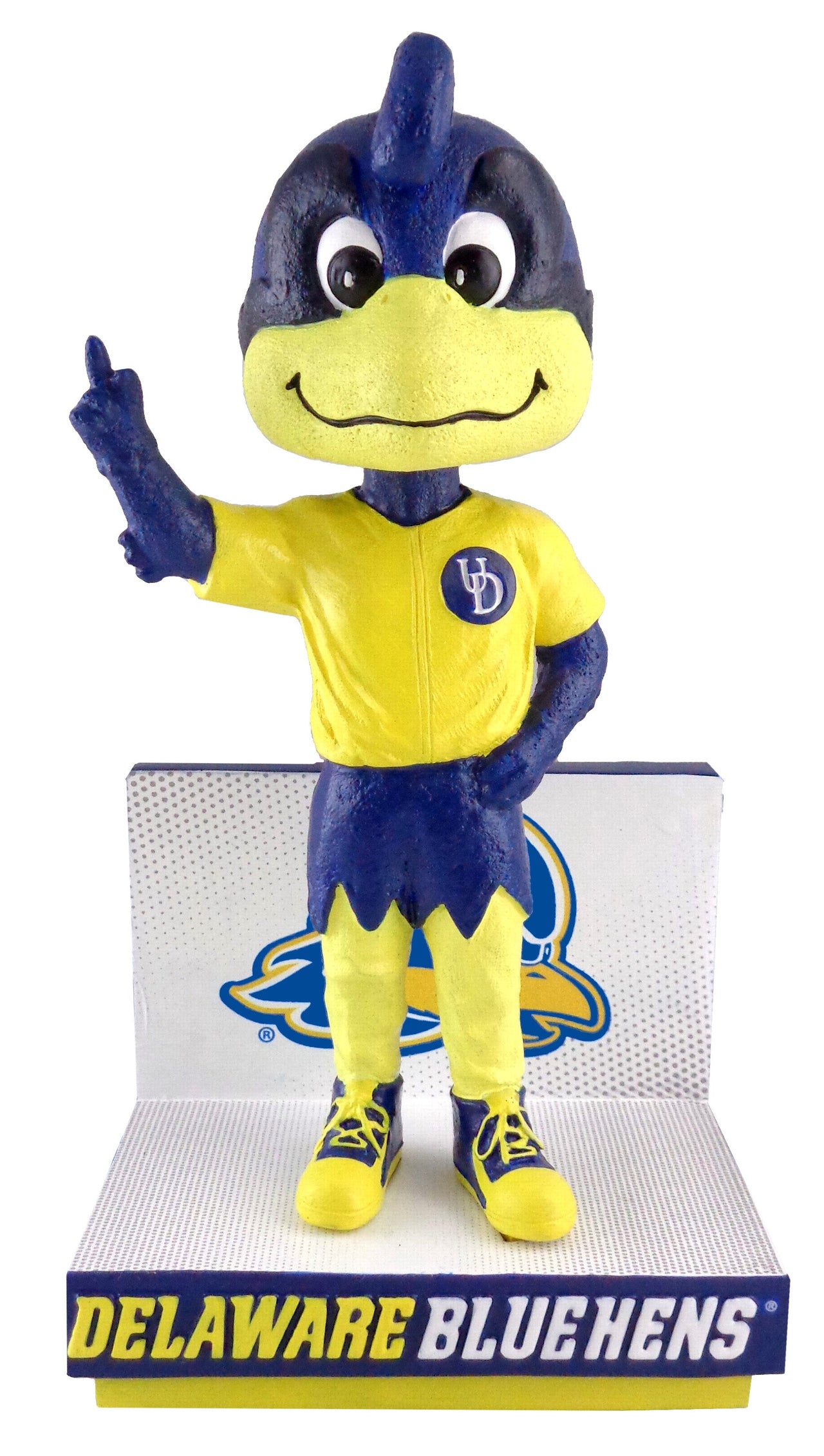 Baby Blue Delaware Blue Hens Mascot Bobblehead NCAA College