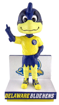 Thumbnail for Baby Blue Delaware Blue Hens Mascot Bobblehead NCAA College
