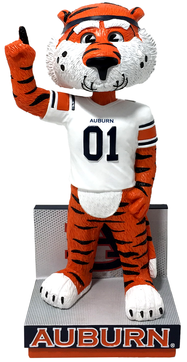 Auburn Mascot Bobblehead - White Jersey