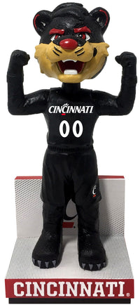 Thumbnail for The Bearcat Cincinnati Bearcats Black Jersey Bobblehead NCAA College