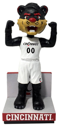Thumbnail for The Bearcat Cincinnati Bearcats White Jersey Bobblehead NCAA College