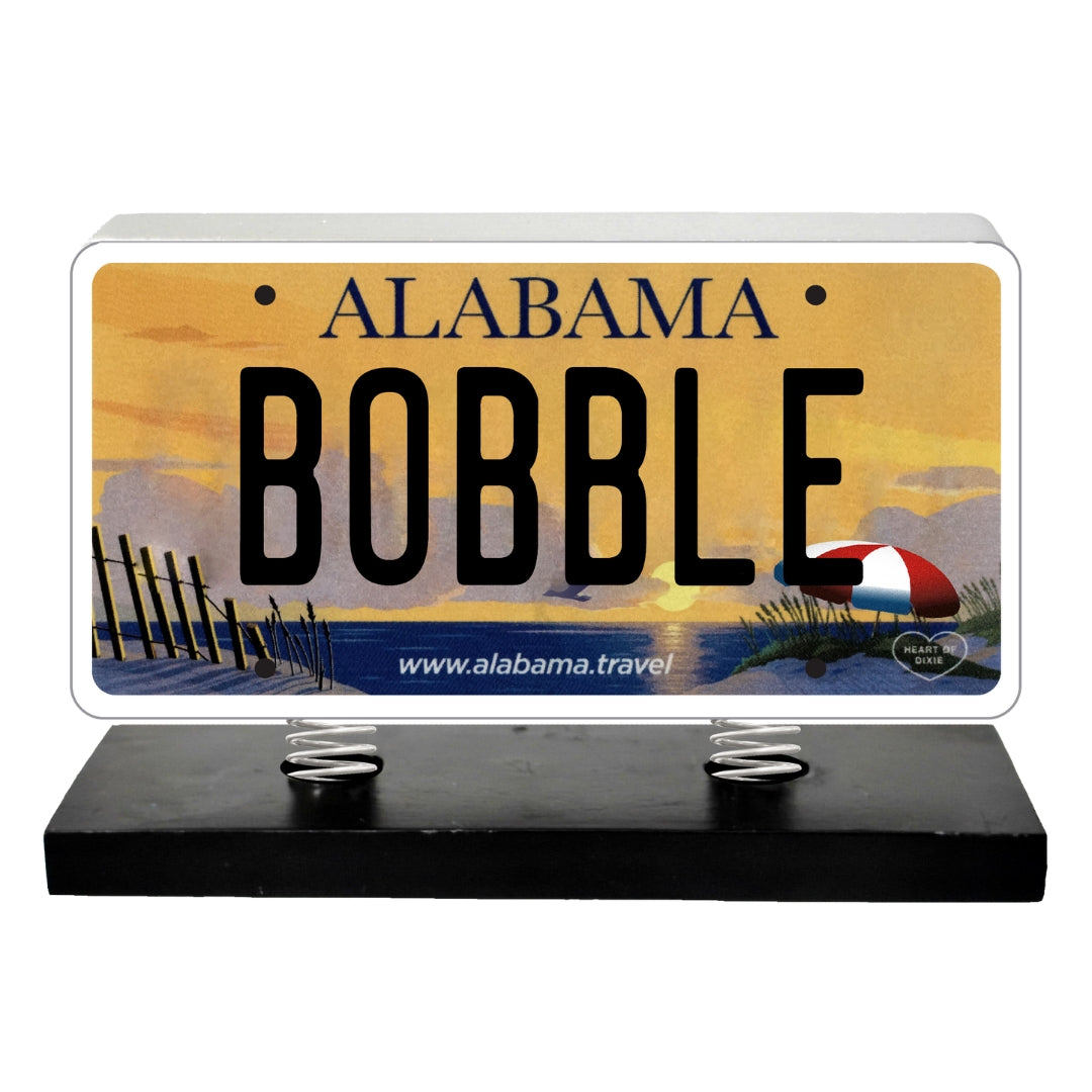 Alabama License Plate Bobble