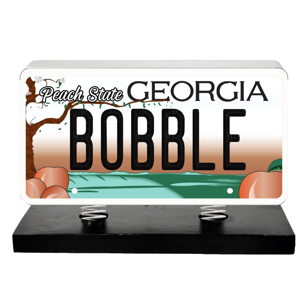 Georgia License Plate Bobble