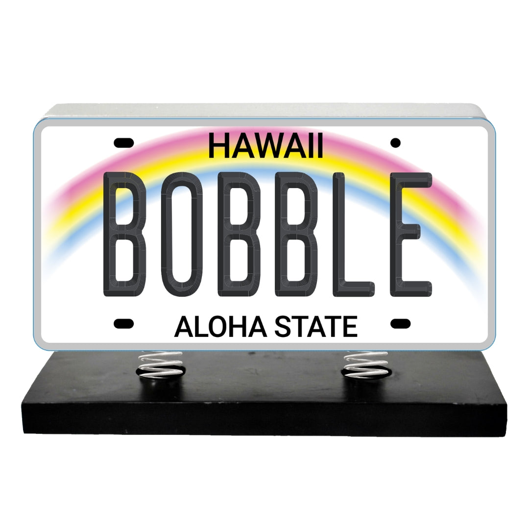 Hawaii License Plate Bobble