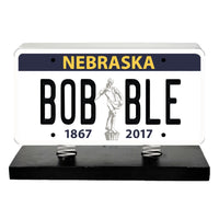 Thumbnail for Nebraska License Plate Bobble