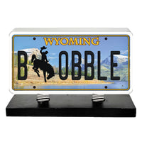 Thumbnail for Wyoming License Plate Bobble