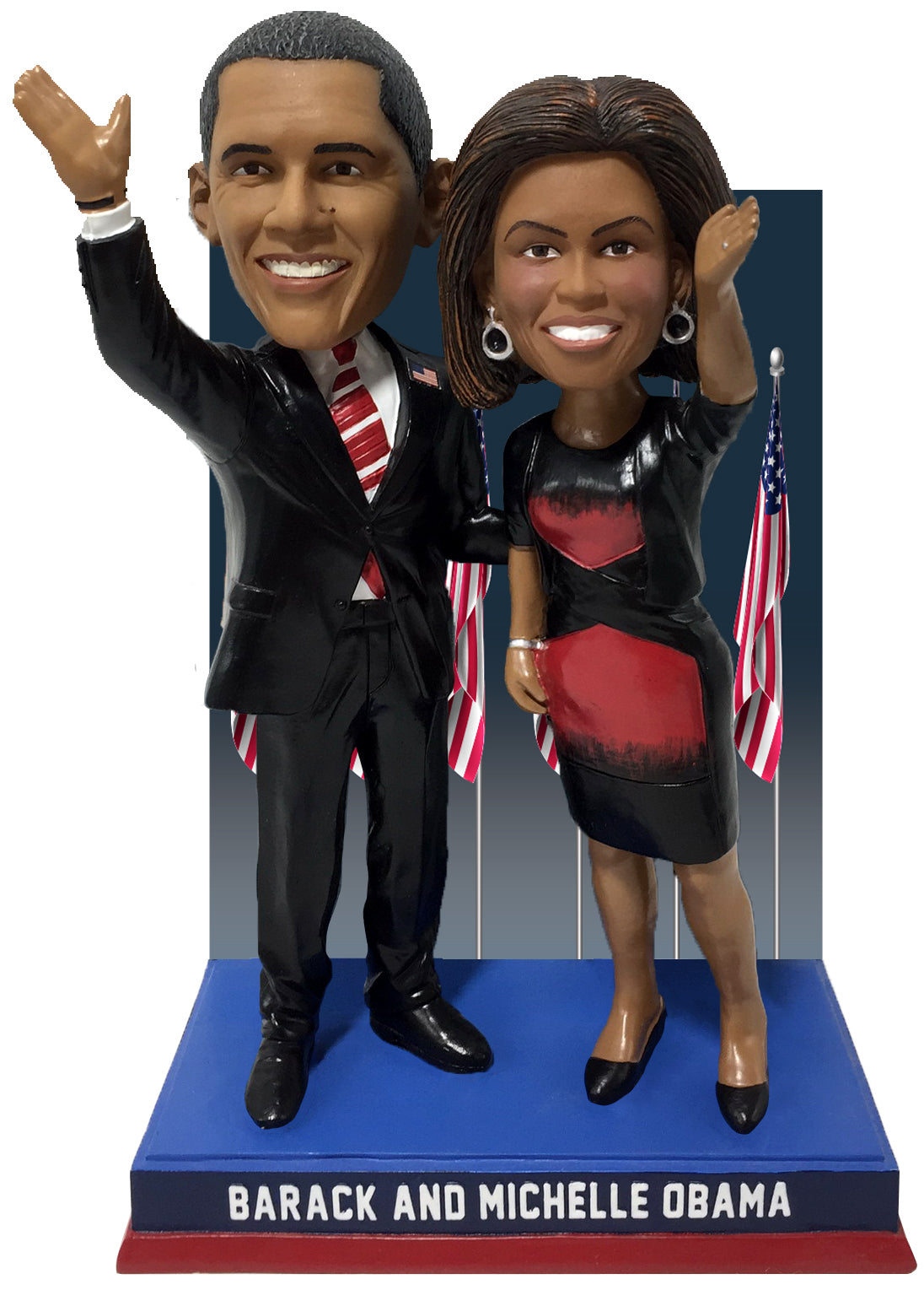 Barack And Michelle Obama 2008 Election Night Bobblehead