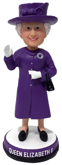 Thumbnail for Queen Elizabeth Purple Mini Bobblehead