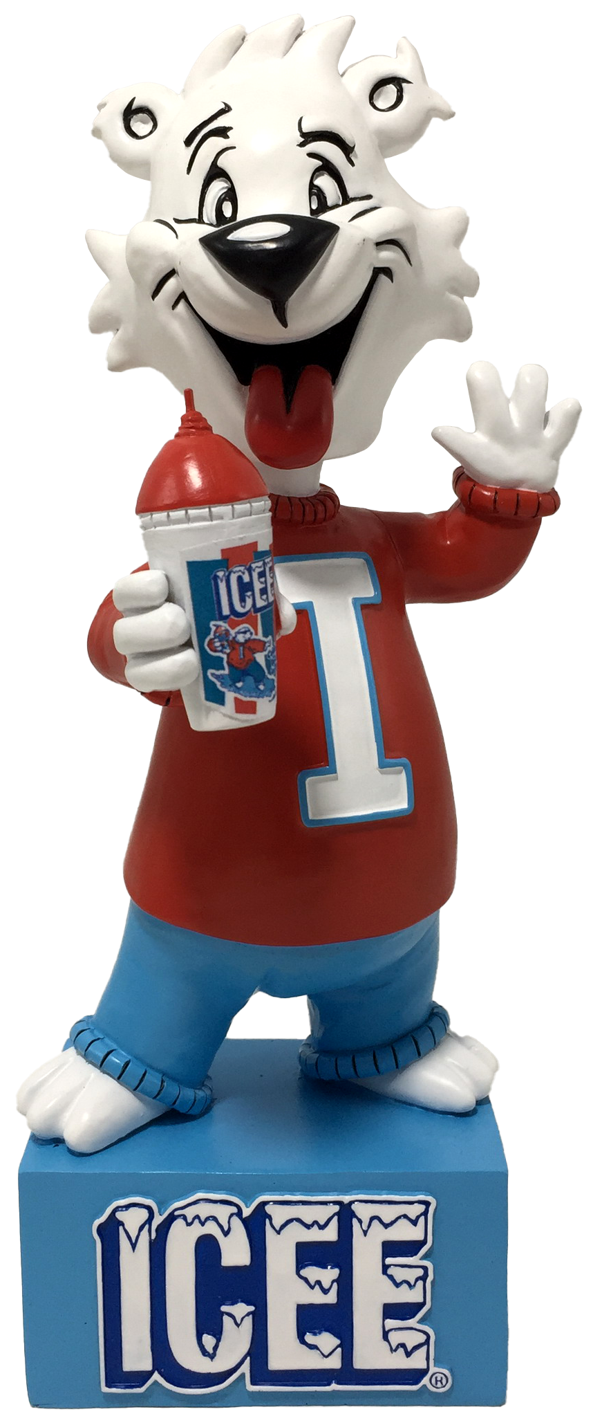 Icee Red Tongue Out Bobblehead
