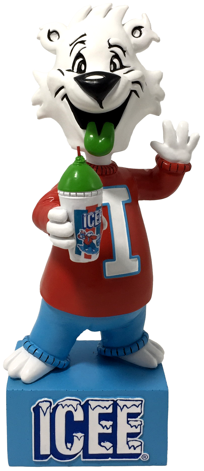 Icee Green Tongue Out Bobblehead