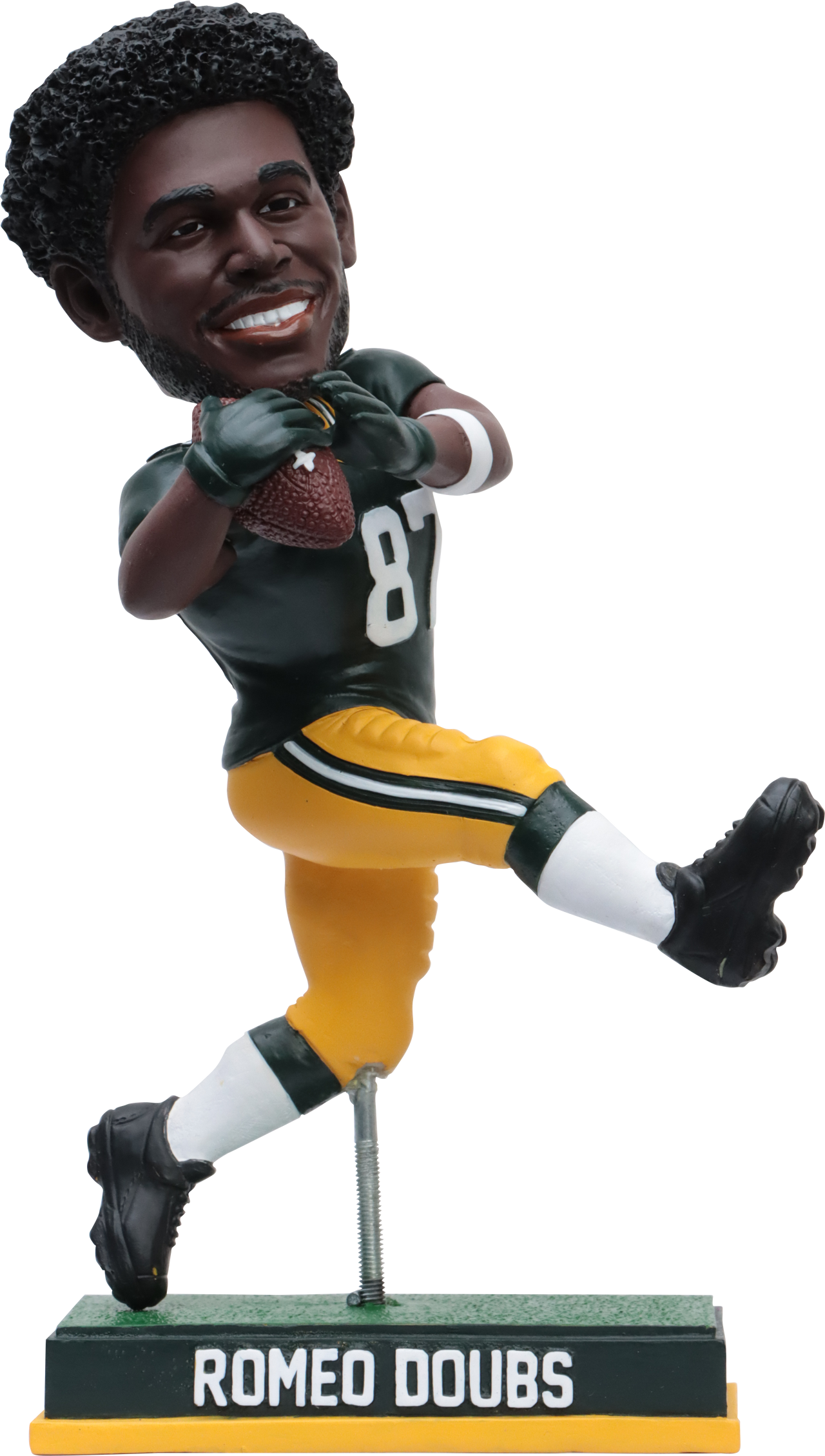Romeo Doubs Gold Pants Bobblehead