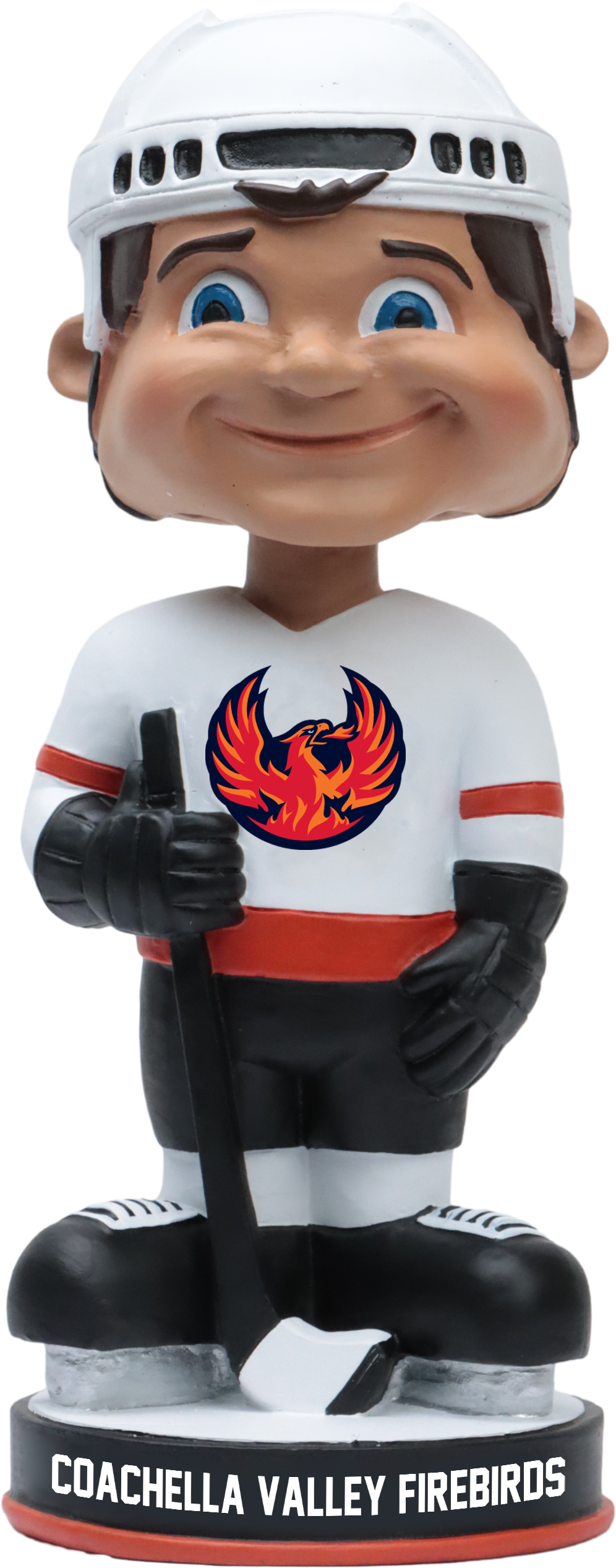 Coachella Valley Firebirds Vintage White Jersey Bobblehead AHL Hockey