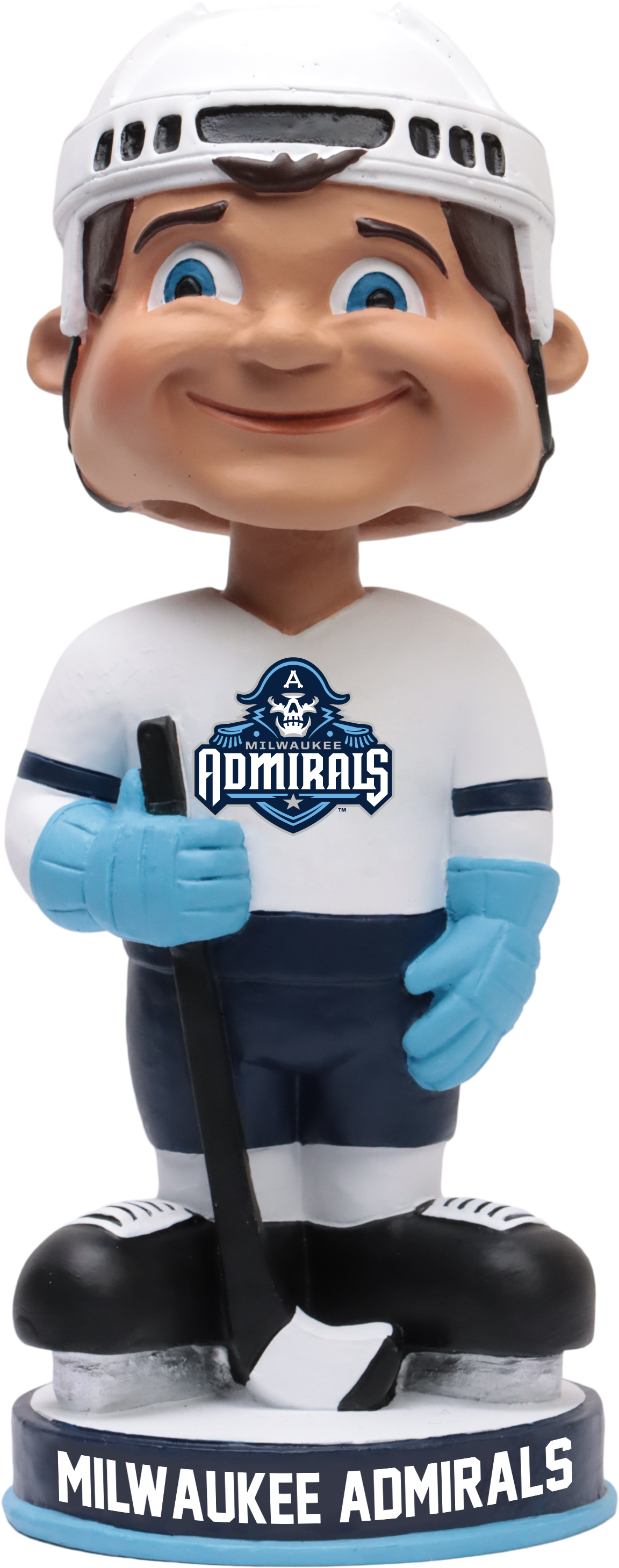 Milwaukee Admirals White Jersey Ahl Vintage BobbleHead