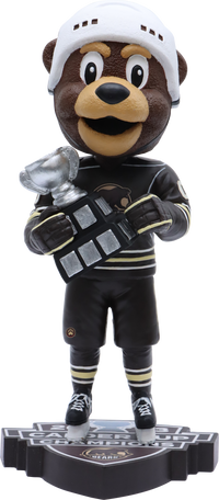 Thumbnail for Coco The Bear Hershey Bears 2023 AHL Champions Brown Jersey Bobblehead AHL