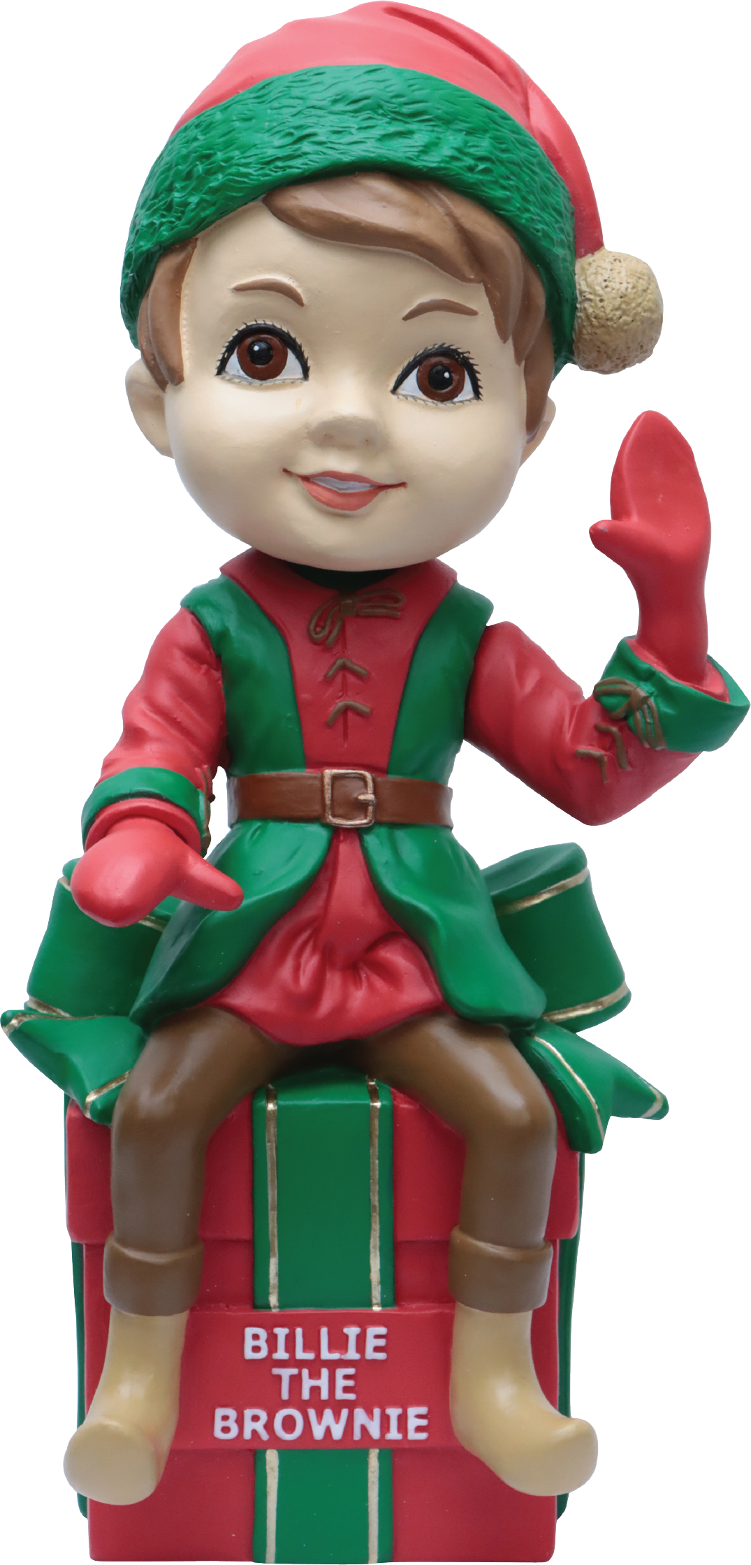 Billie The Brownie  Milwaukee Christmas Legend Bobblehead