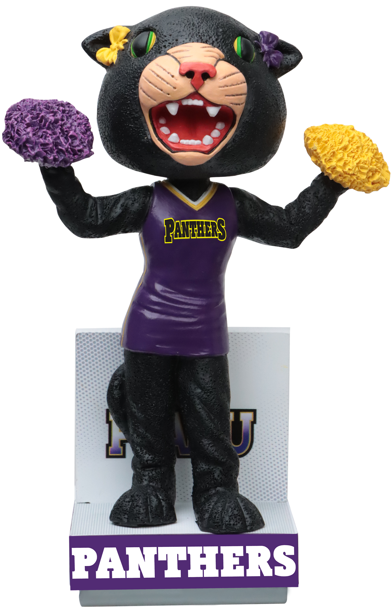 Prairie View A&M Panthers HBCU Female Mascot Bobblehead NCAA College
