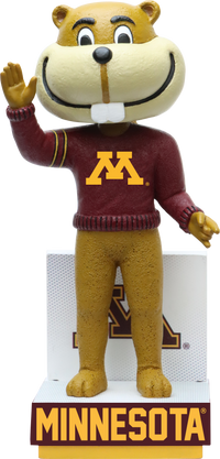 Thumbnail for Goldy Gopher Minnesota Golden Gophers Sweater Bobblehead NCAA College