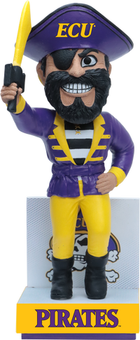 Thumbnail for PeeDee The Pirate East Carolina Pirates Mascot Bobblehead NCAA College