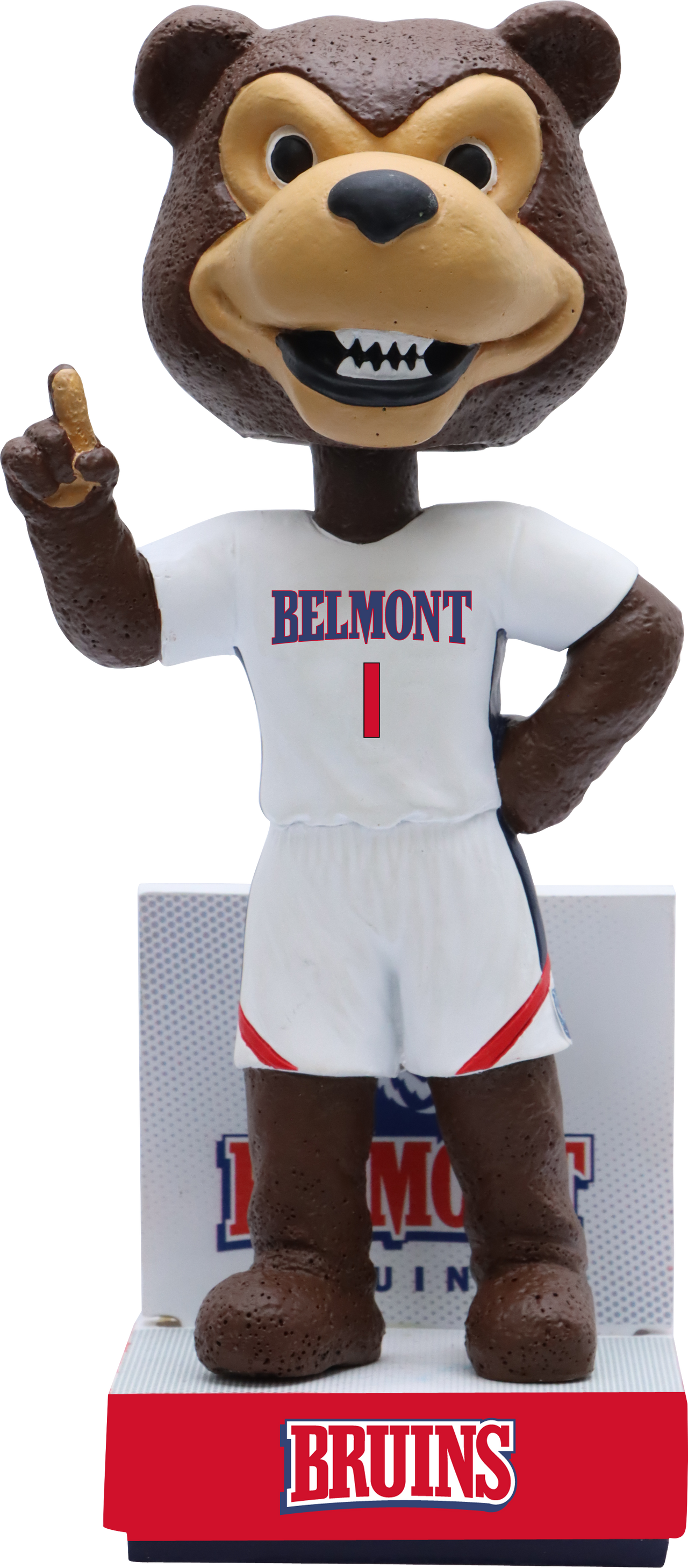 Bruiser The Bruin Belmont Bruins Mascot Bobblehead NCAA College